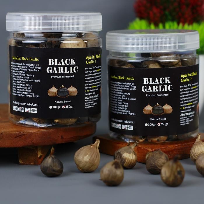 

Promo Black Garlic Tunggal 250gr BUY 1 GET 1 , Bawang Hitam Tunggal Arsy Organik