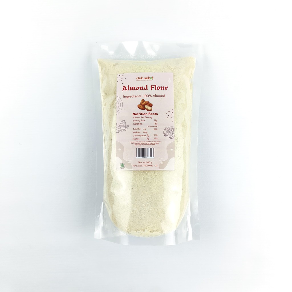 

Club Sehat Almond Flour 500Gr Tepung Almond