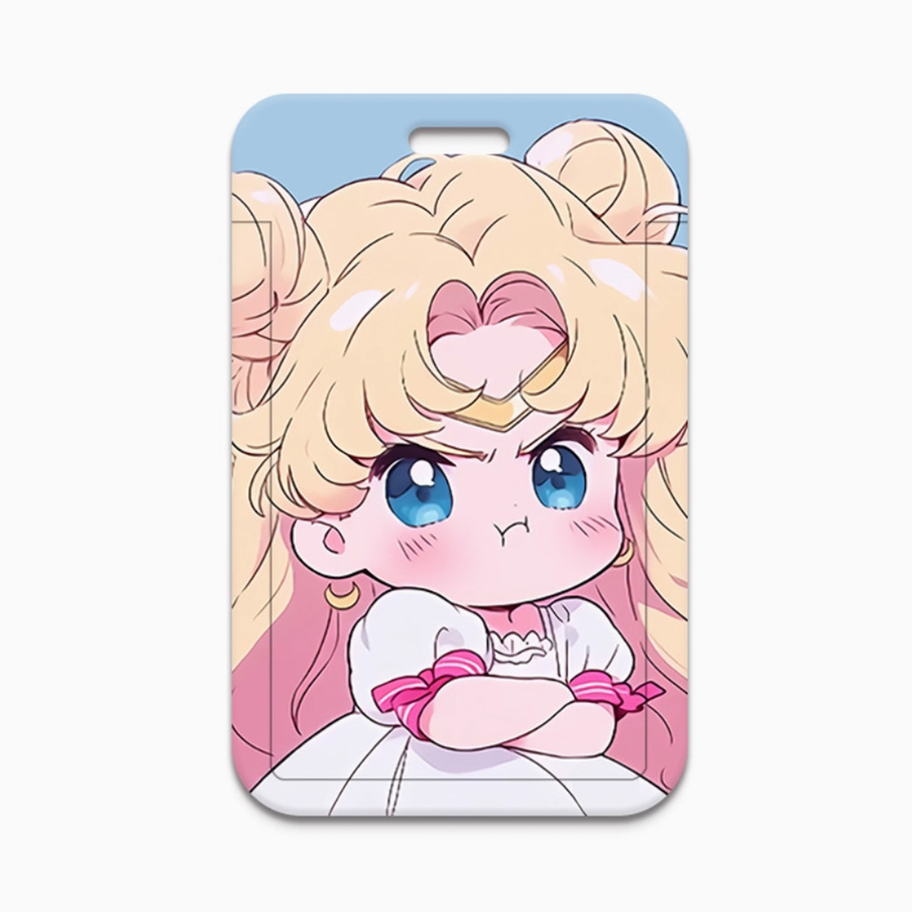 

Chibi Emoticon CAHOL ID CARD HOLDER MOTIF KAWAII TEMPAT KARTU PHOTOCARD PHOTO CARD tali lembut warna cerah