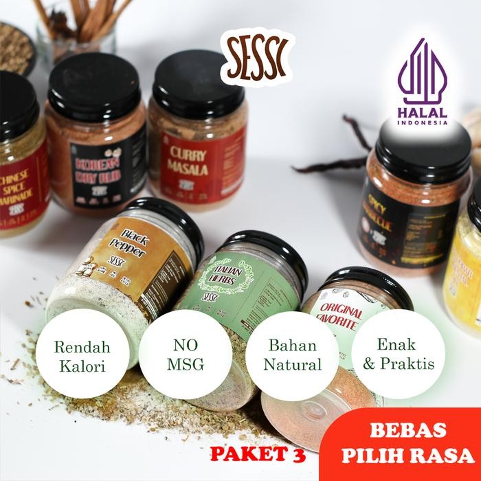 

Hot Produk Bumbu Marinasi Sessi Paket 3pcs Lebih Murah - Random Terbaik dan Terlaris