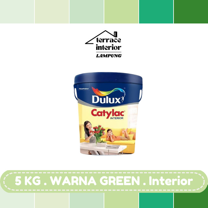 Cat Tembok Dulux Catylac Interior Warna Hijau 5KG