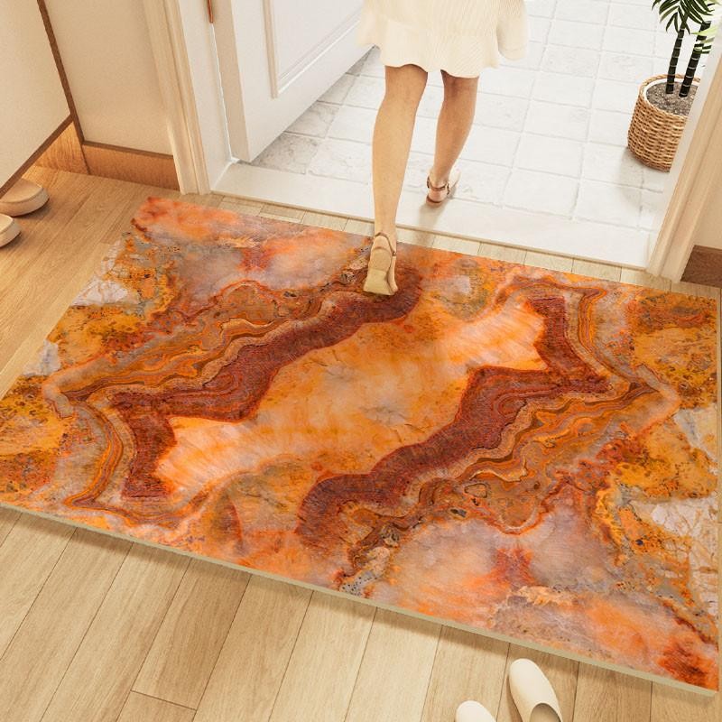 Keset Lantai Mewah Anti Air Anti Slip - Motif Marmer