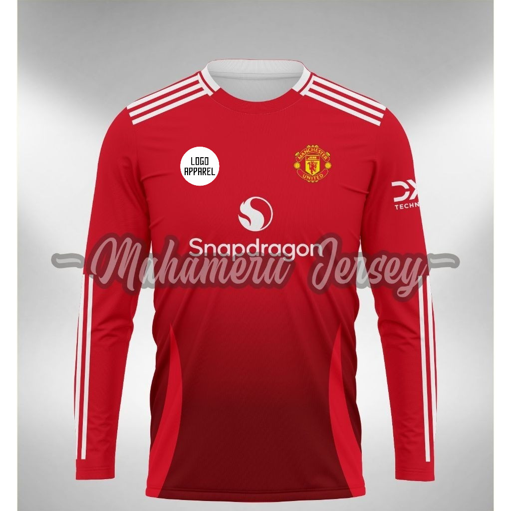 Jersey MU Home 2024 2025 Lengan Panjang LS