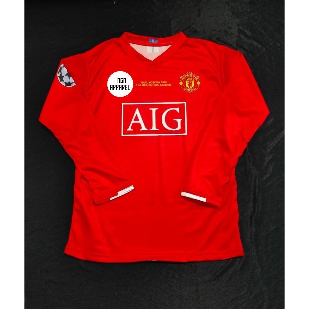 Jersey MU UTD Final UCL 2007/2008 Full Printing