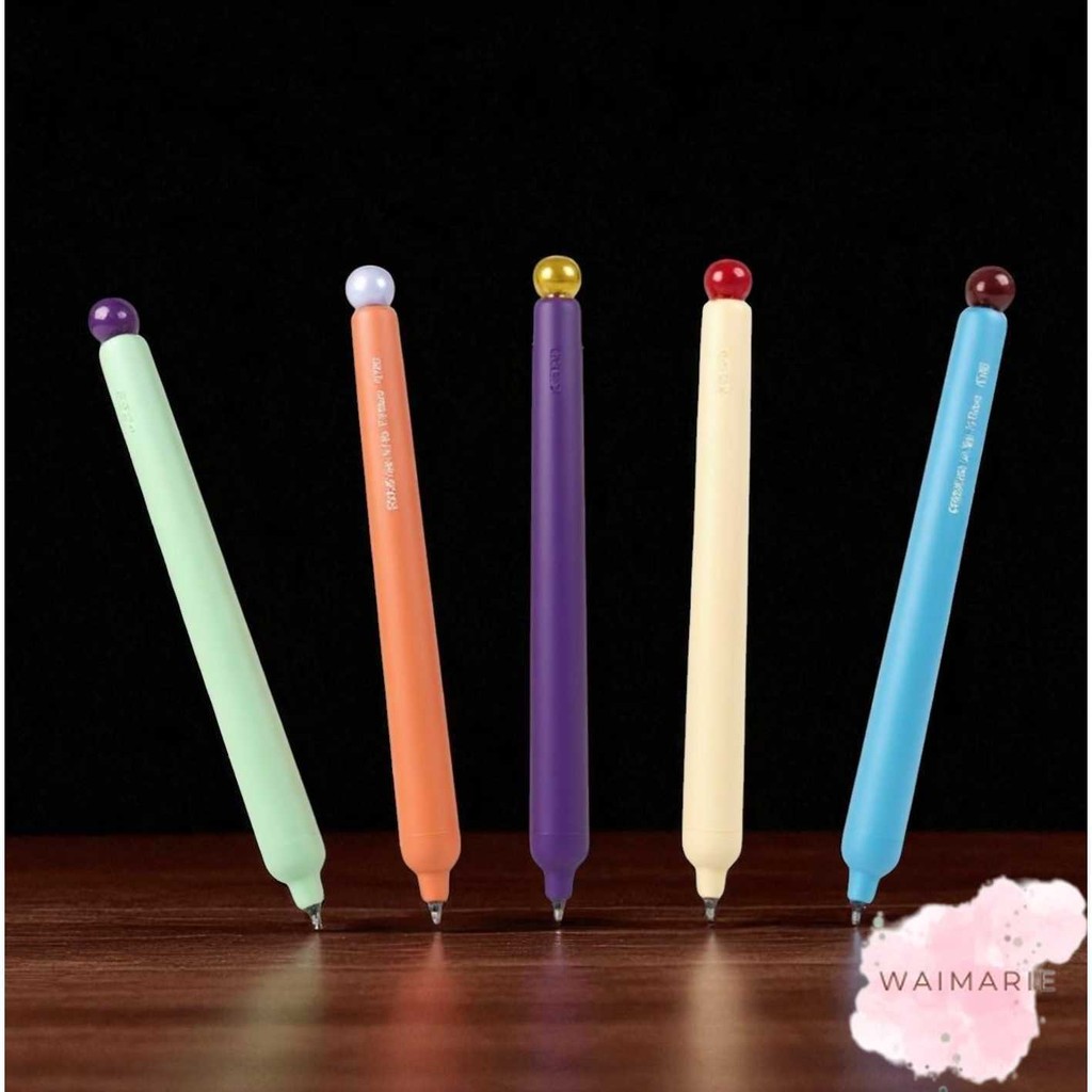 

Kaco Popup Pena Pulpen Gel Quick Dry Black Ink Vintage 0.5mm 5 PCS - K1062