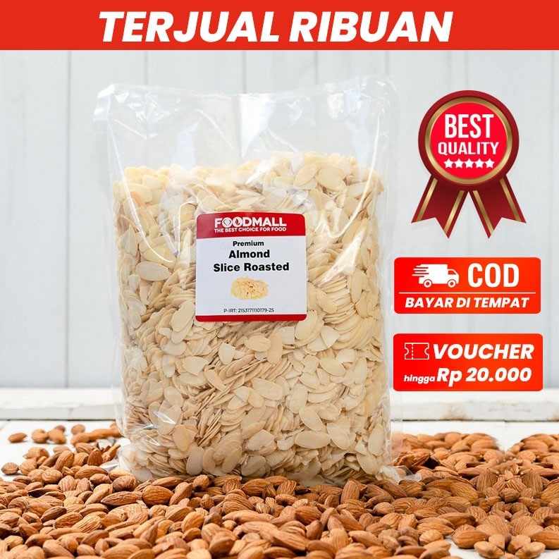 

Almond Slice ROASTED 1 kg / Almond Slice PANGGANG