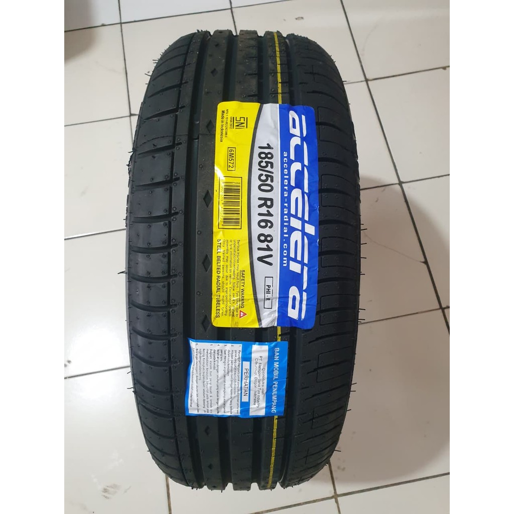 Ban Mobil Ring 16 ACCELERA PHI-R 185/50 R16 Ban Mobil Jazz Corolla Dll