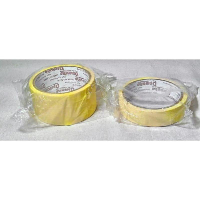 

Masking Tape/Lakban Kertas Daisuha 2x15 yard/2inch ( 1 roll )