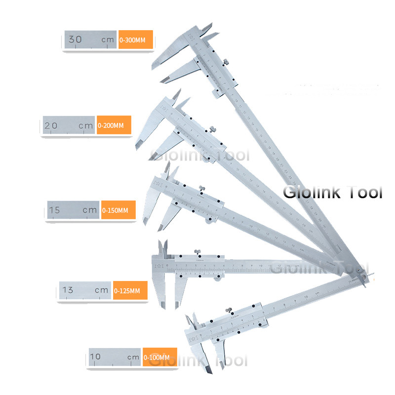 Mini Vernier Caliper70mm 100mm 150mm 200mm 300mm steel Hardened Metric Machinist vernier caliper thi
