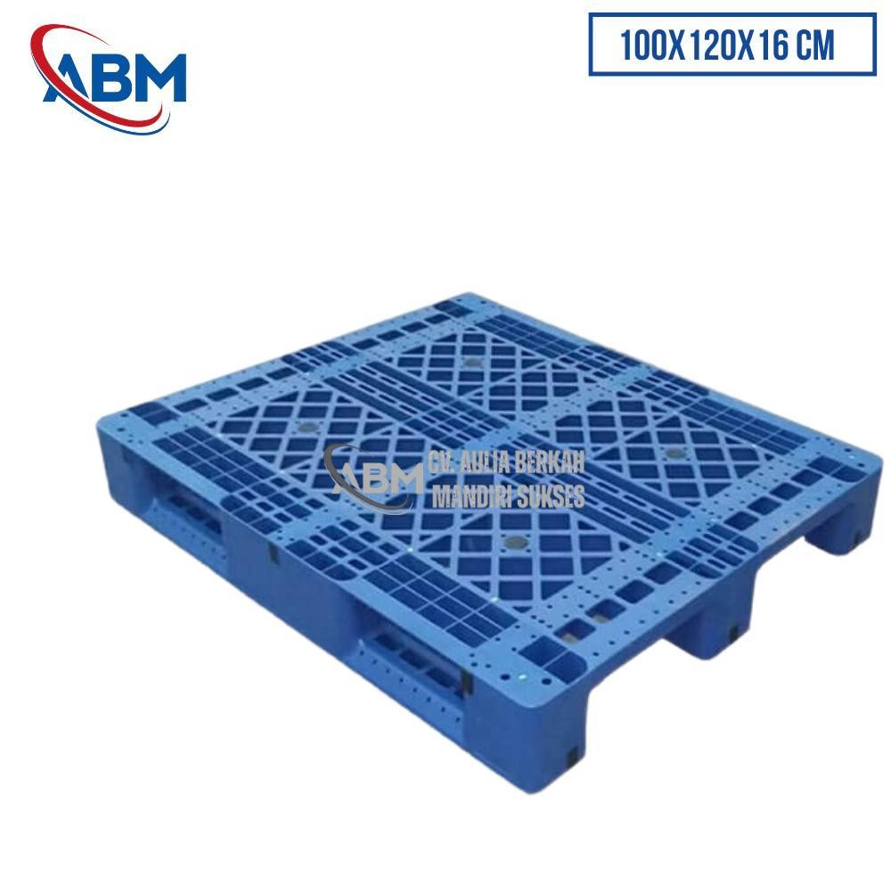 

Pallet Plastik Ukuran 100x120x16 cm - ABMAS11 - Biru