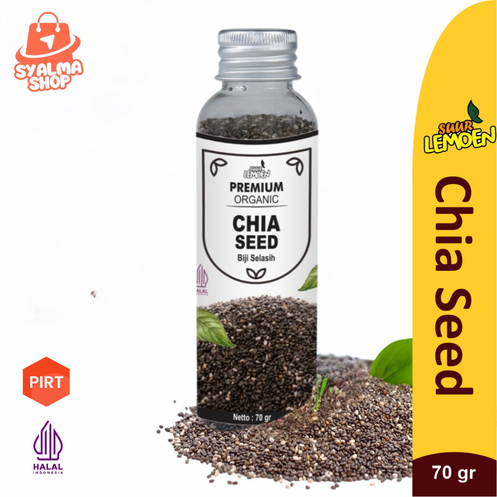 

Suur Lemoen Chia Seed black Organic 70gram