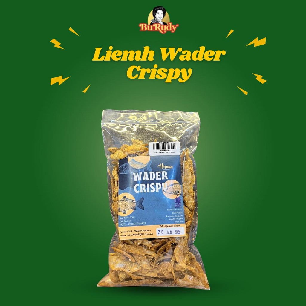 

Hosana Wader Crispy 200g – Camilan Ikan Wader Renyah & Gurih