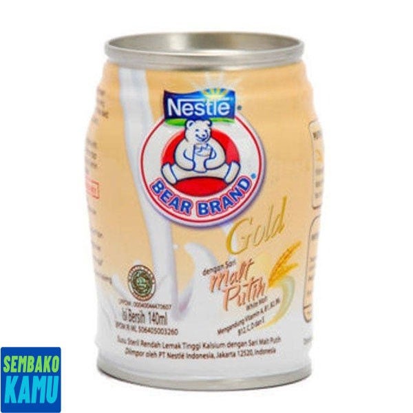 

Bear Brand Gold Malt Putih 140 ml - Susu