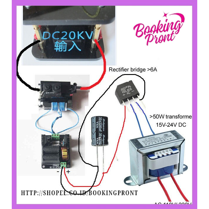 6/10-Stage Marx Generator Tesla Pulse high voltage arc Generator Lightning F/ ZVS Flyback Driver  / 
