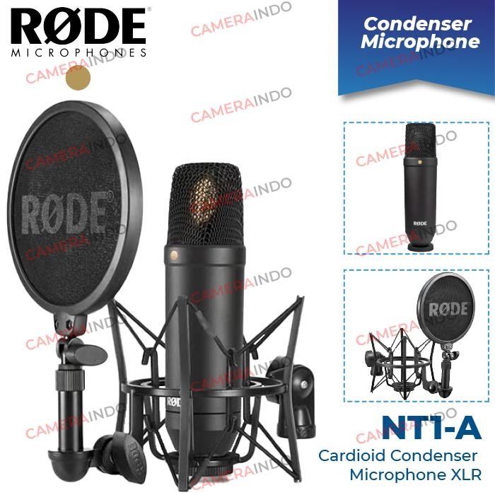 Mic Rode NT1 kit cardioid condenser microphone XLR - Black