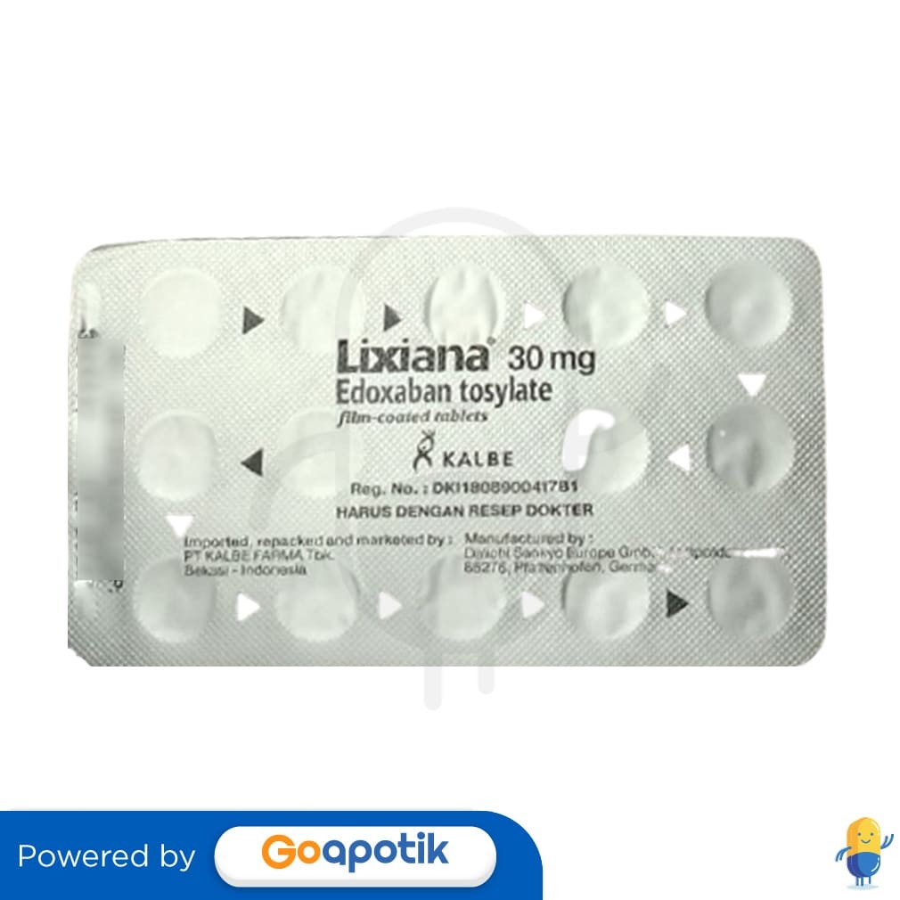 Lixiana 30 Mg Strip 14 Tablet