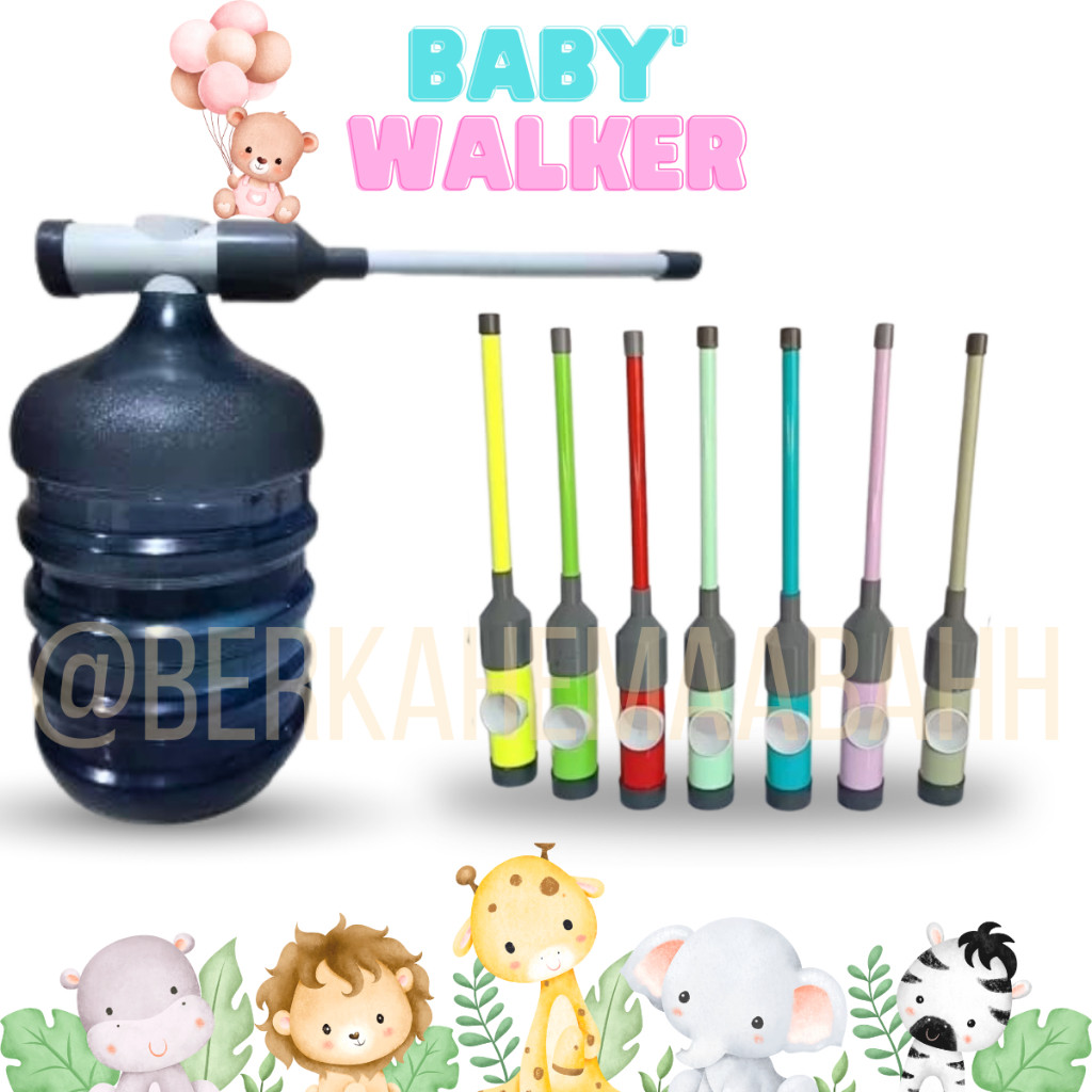 Baby walker paralon pvc / Push walker Paralon / Alat jalan anak bayi dorong / Walking assistant