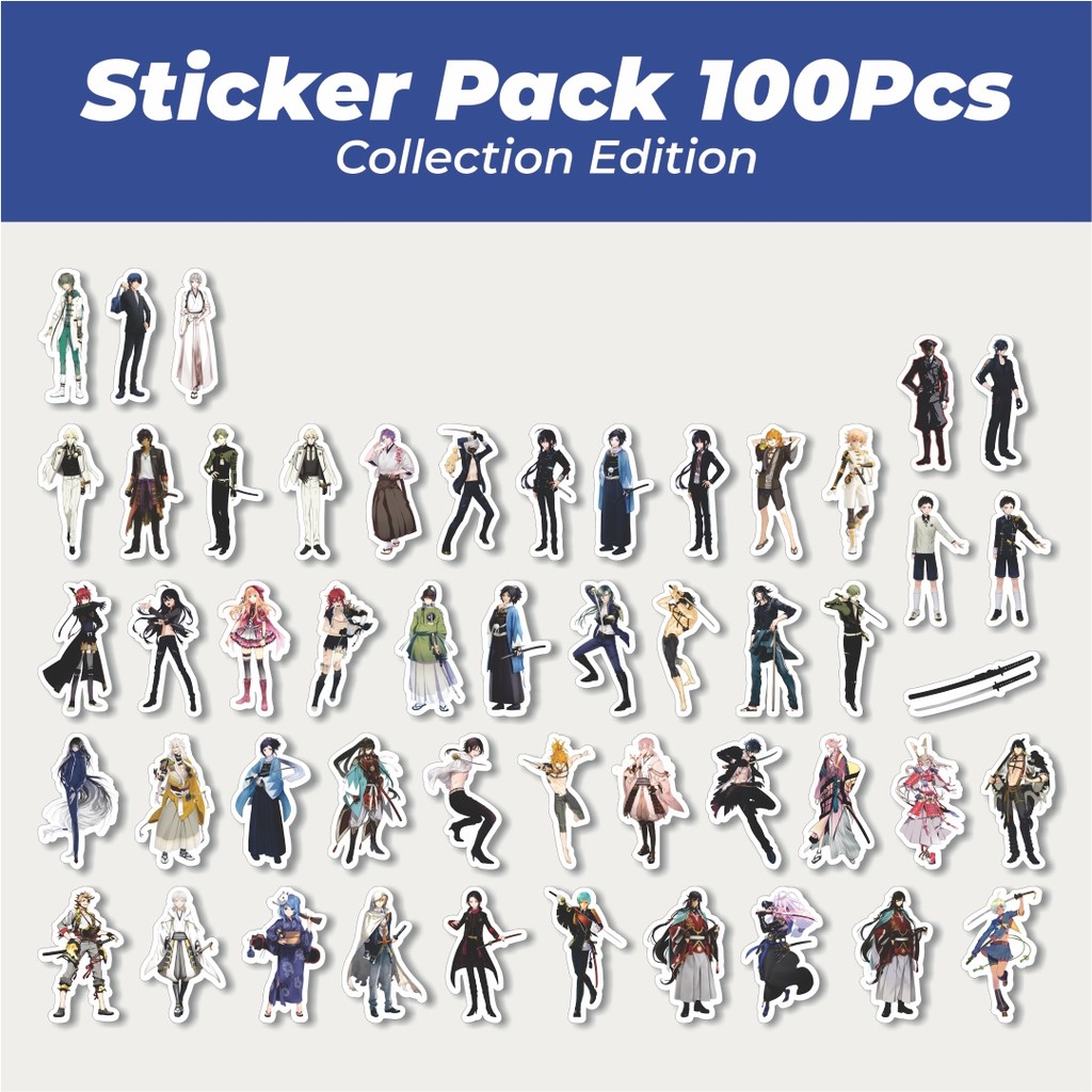 

Hot Stiker Game Series Touken Ranbu Karakter V1 Lucu Anti Air Stikers Berperekat Waterproof Sticker Decal Buat Motor Helm Buku Journal Koper Casing HP Laptop Botol Minum