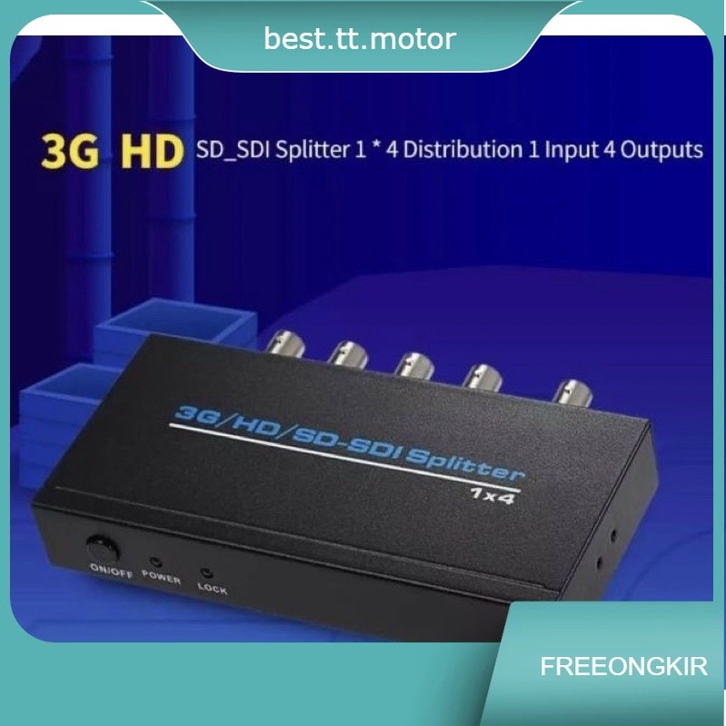 SDI splitter/Distributor 4 output / 4port - Support SD/HD/3G-SDI / SDI SPLITER 4port ,  1 x 4