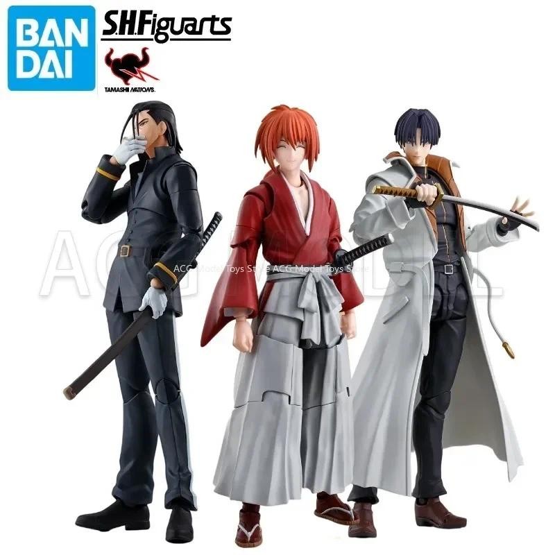 In Stock Bandai TAMASHII Kenshin Himura Shinomori Aoshi Saitou Hajime Rurouni Kenshin S.H.Figuarts A