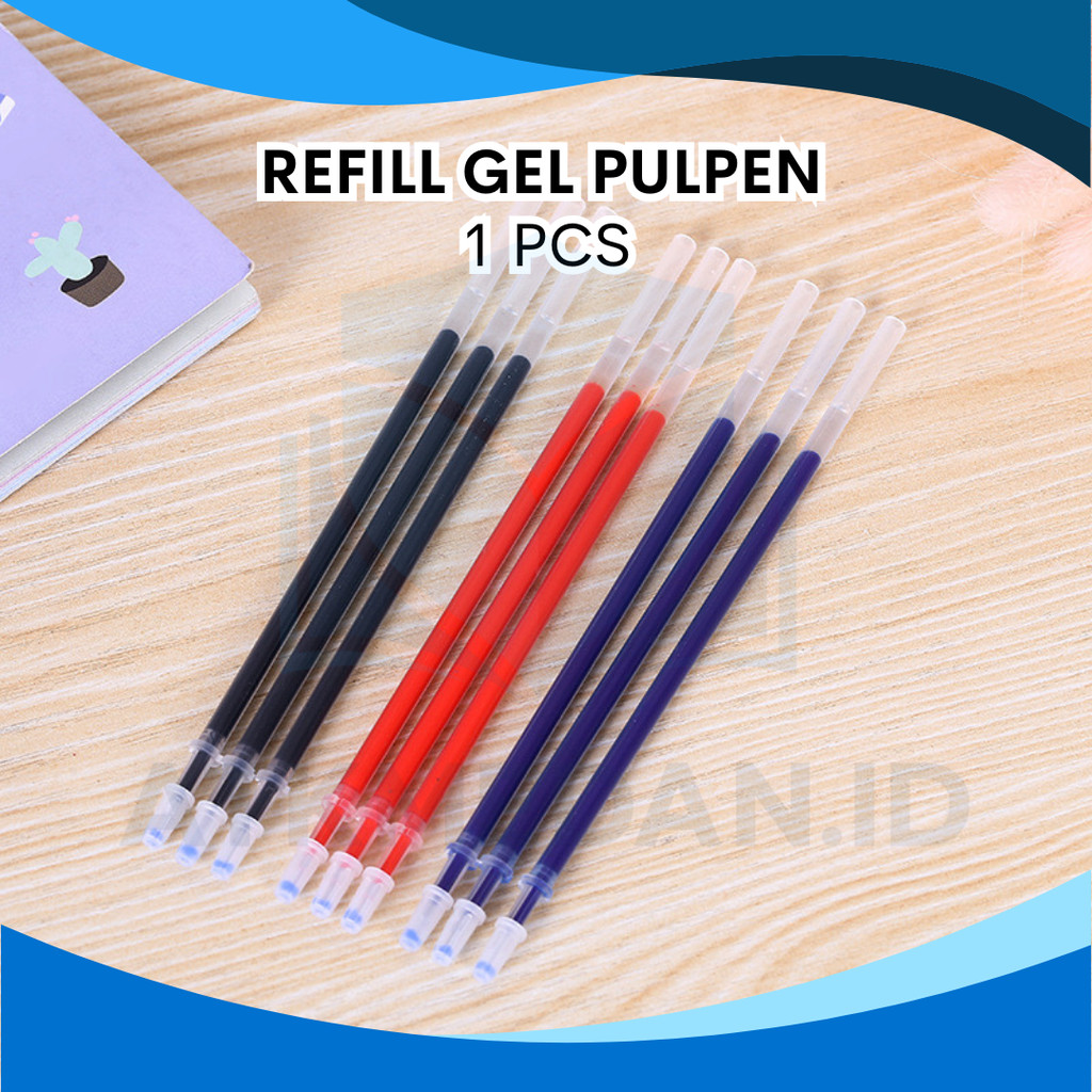 

REFILL GEL SATUAN 0.5MM 3 WARNA TINTA BISA PILIH PER PCS