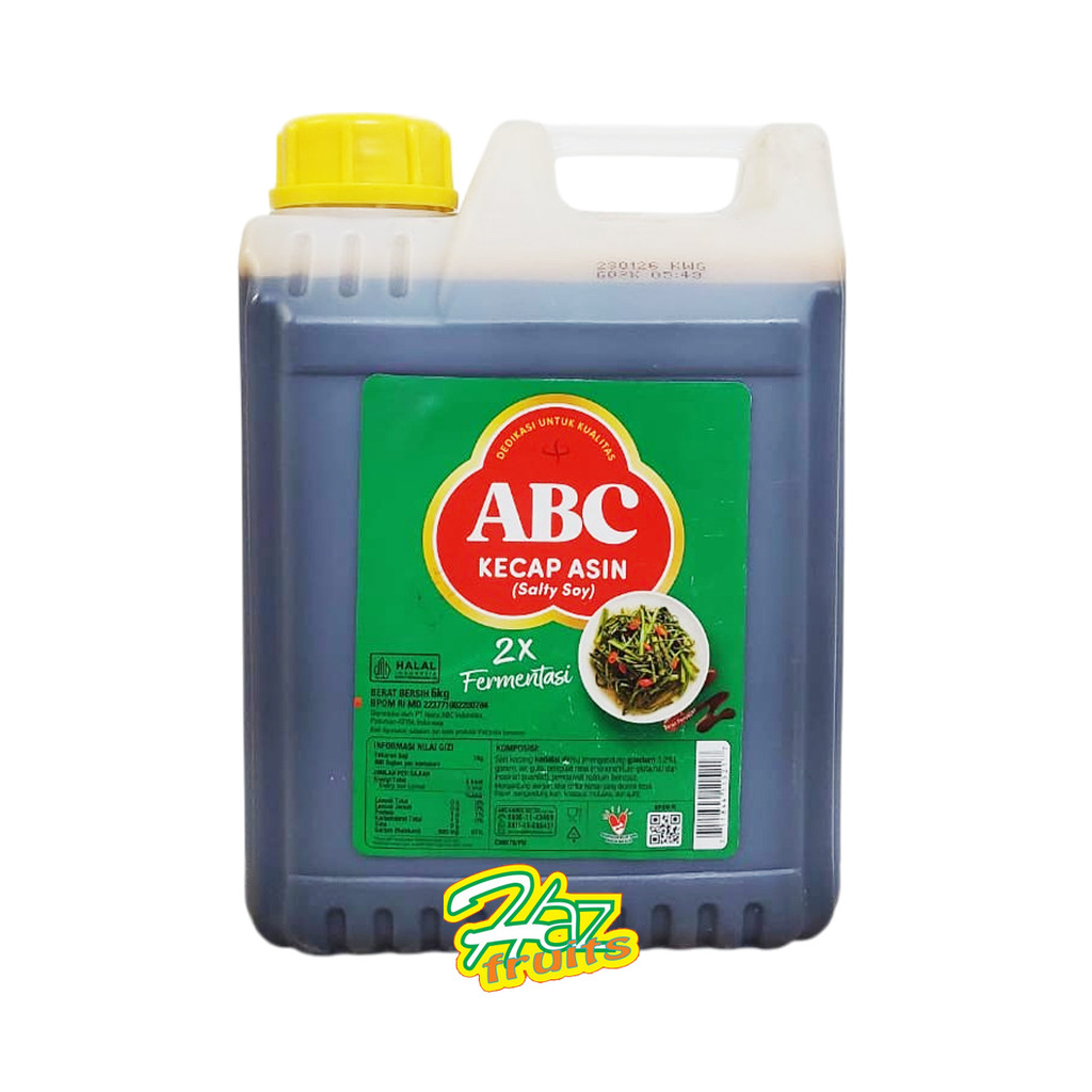 

ABC Kecap Asin Jerigen 6 kg - Salty Soy Sauce