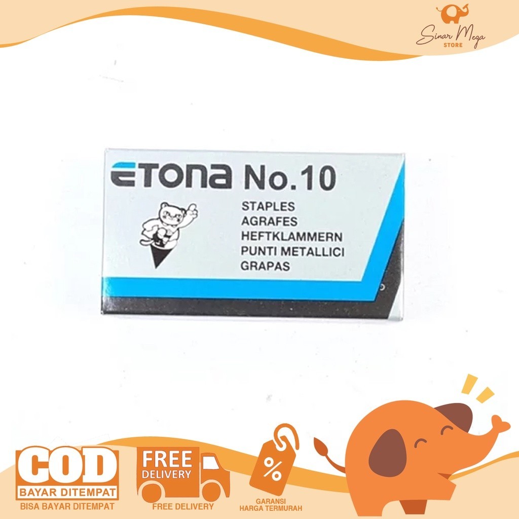 

Etona Staples Isi Stapler Hekter Kecil No.10 Murah
