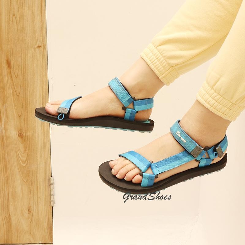 BARNETT MIYAKE KENZO 04 Sandal Sepatu Wanita Model Korea Fashion Cewek Sendal Tali Gunung Simple Ter