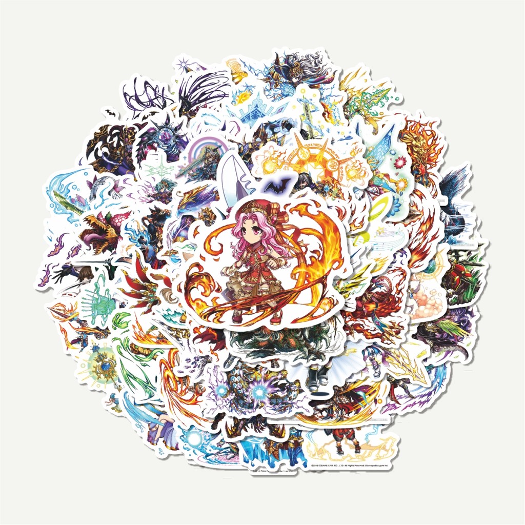 

Sticker Pack Stiker Game Series Brave Frontier Karakter Mix 8 | Sticker TUMBLR | Stiker LAPTOP KOPER HELM