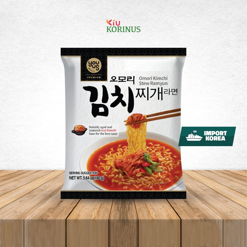 

K-Omori Kimchi Stew Ramyun Pack/Mie Instan Rasa Kimchi Pack 160gr