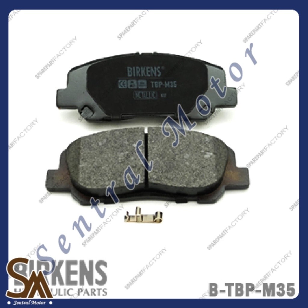Brake pad kampas rem Depan Toyota Alphard/Vellfire New Birkens