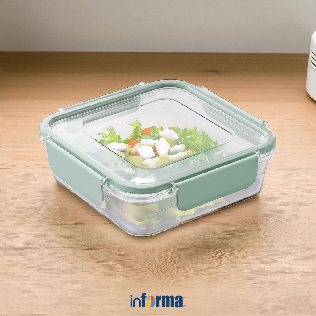 

APPETITE 750 ML LUCY WADAH MAKANAN SQUARE - HIJAU