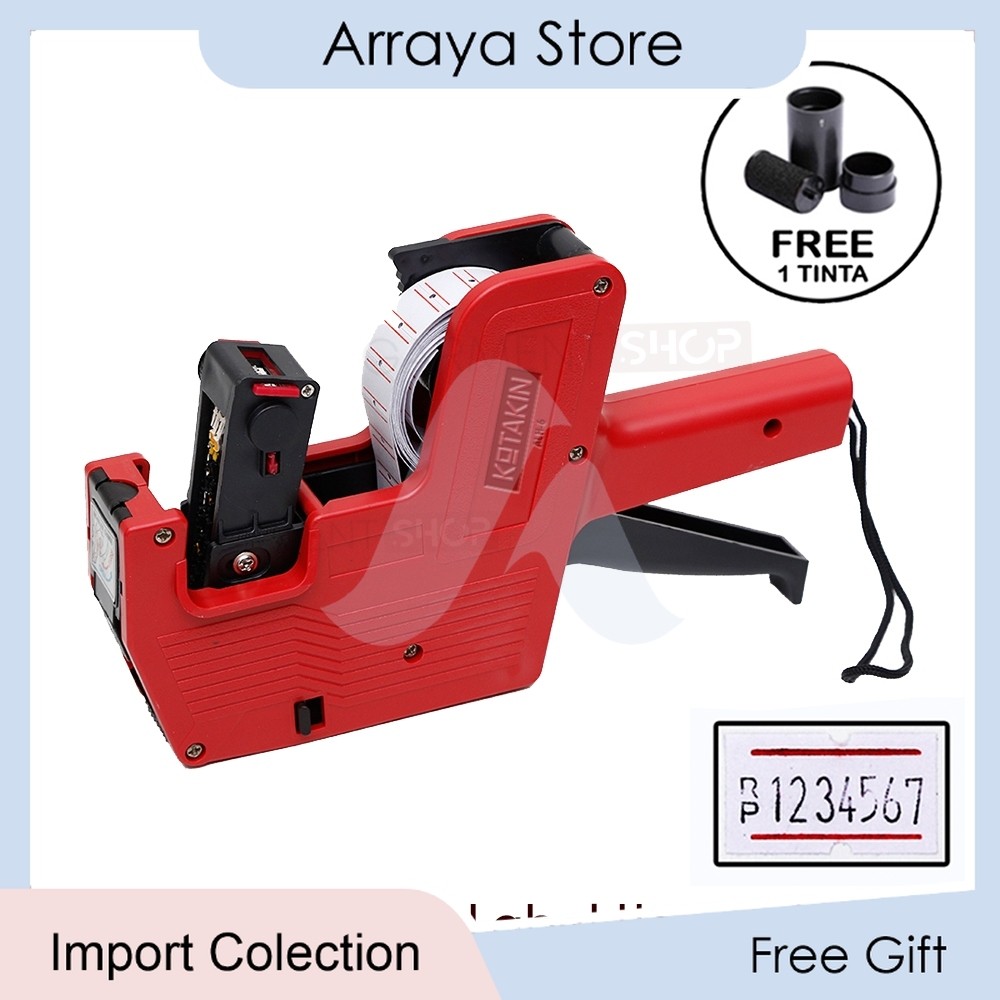 

Alat Label Harga 1 Baris Mesin Tembak Stiker Harga Expired Date Price Labeller 8 digit MX 5500 【Arraya Shop】
