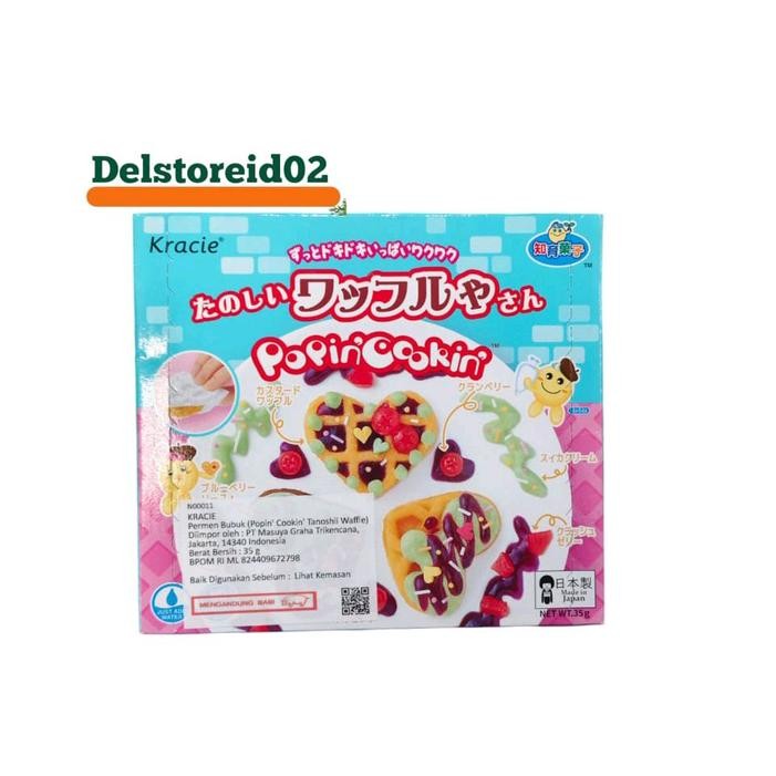

Kracie popin cookin tanoshii waffle (permen bubuk) 35gram