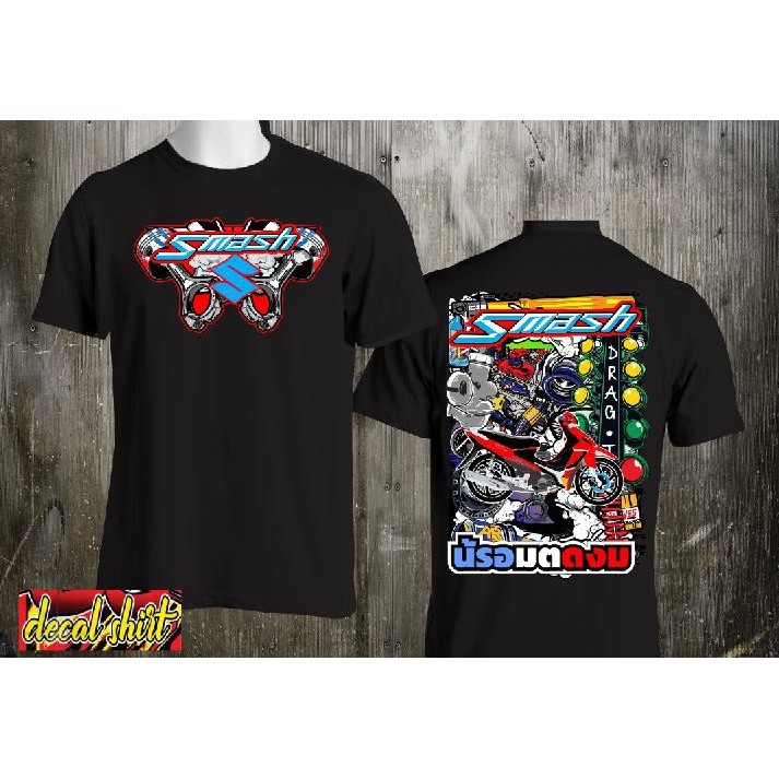Thailook t shirt, Suzuki smash tshirt, Thailand shirt, 072 redmen clot customizedshirt baju kaos pri