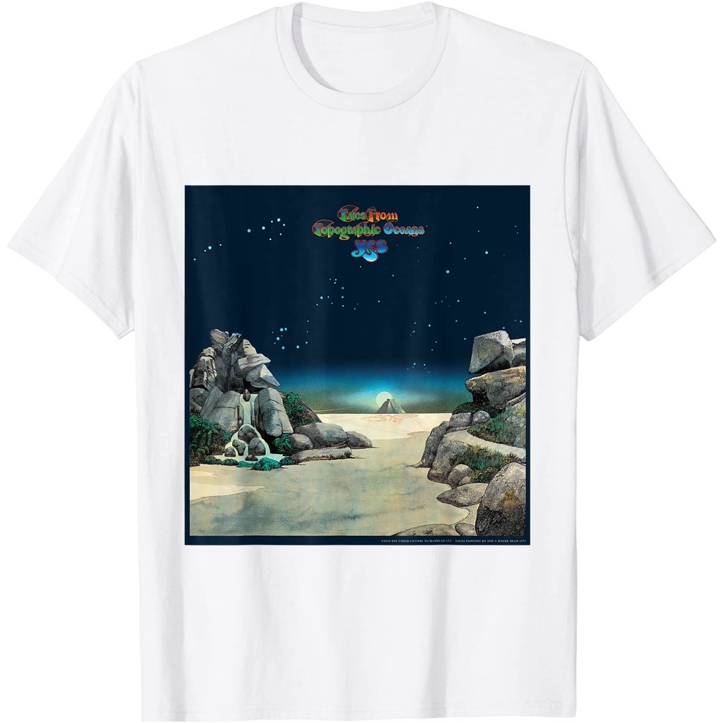 (COD) Baju Kaos Yes - Tales From Topographic Oceans T-Shirt - Baju - Kaos - Baju Kaos - Baju Kaos De