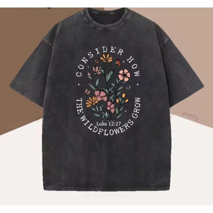 WASHING T-SHIRT OVERSIZE WANITA KOREA - OVERSIZE KOREA