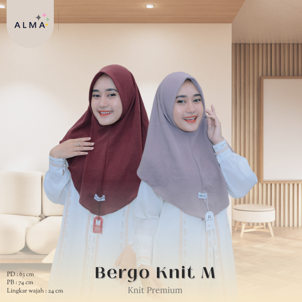 ALMA KNIT - BERGO KNIT PREMIUM // BERGO INSTAN KNIT ALMA PET MALAY