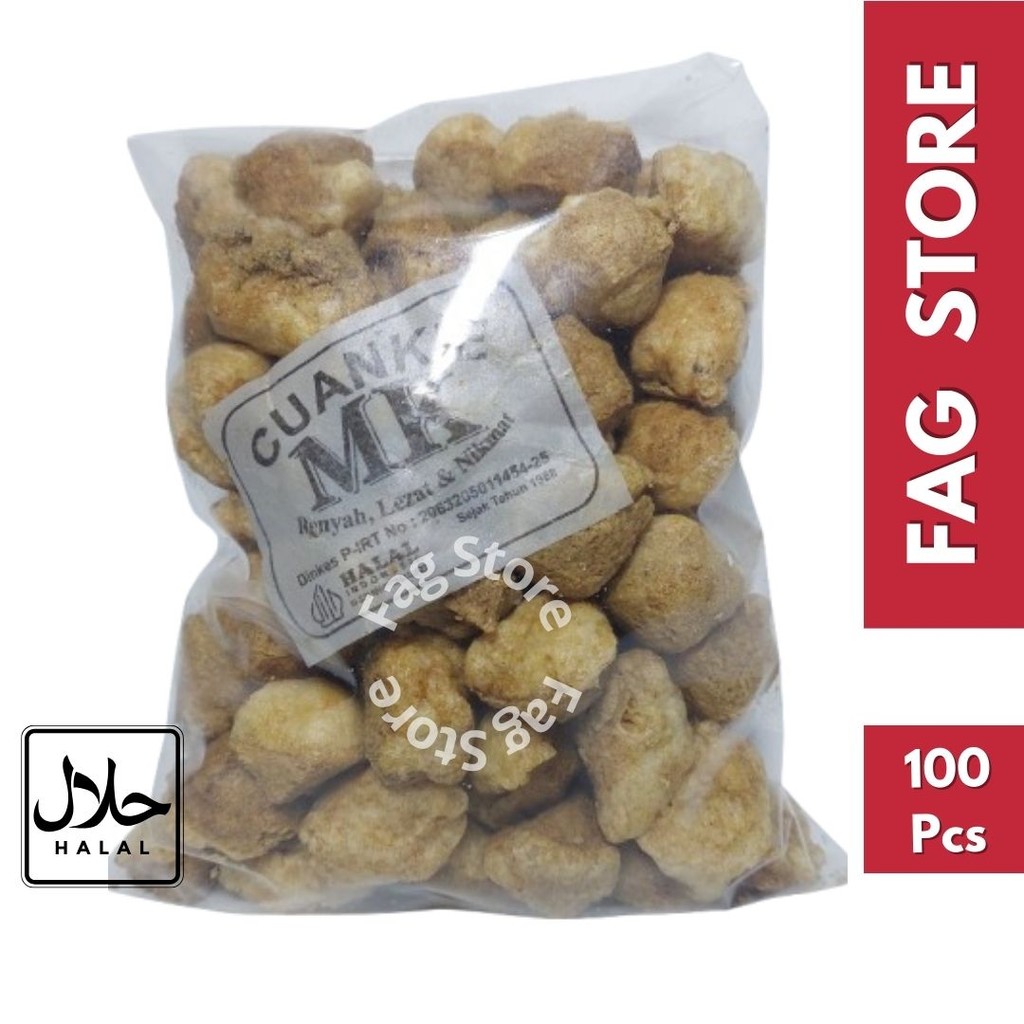 

Cuangki Tahu Pasung isi 100 buah toping baso aci seblak