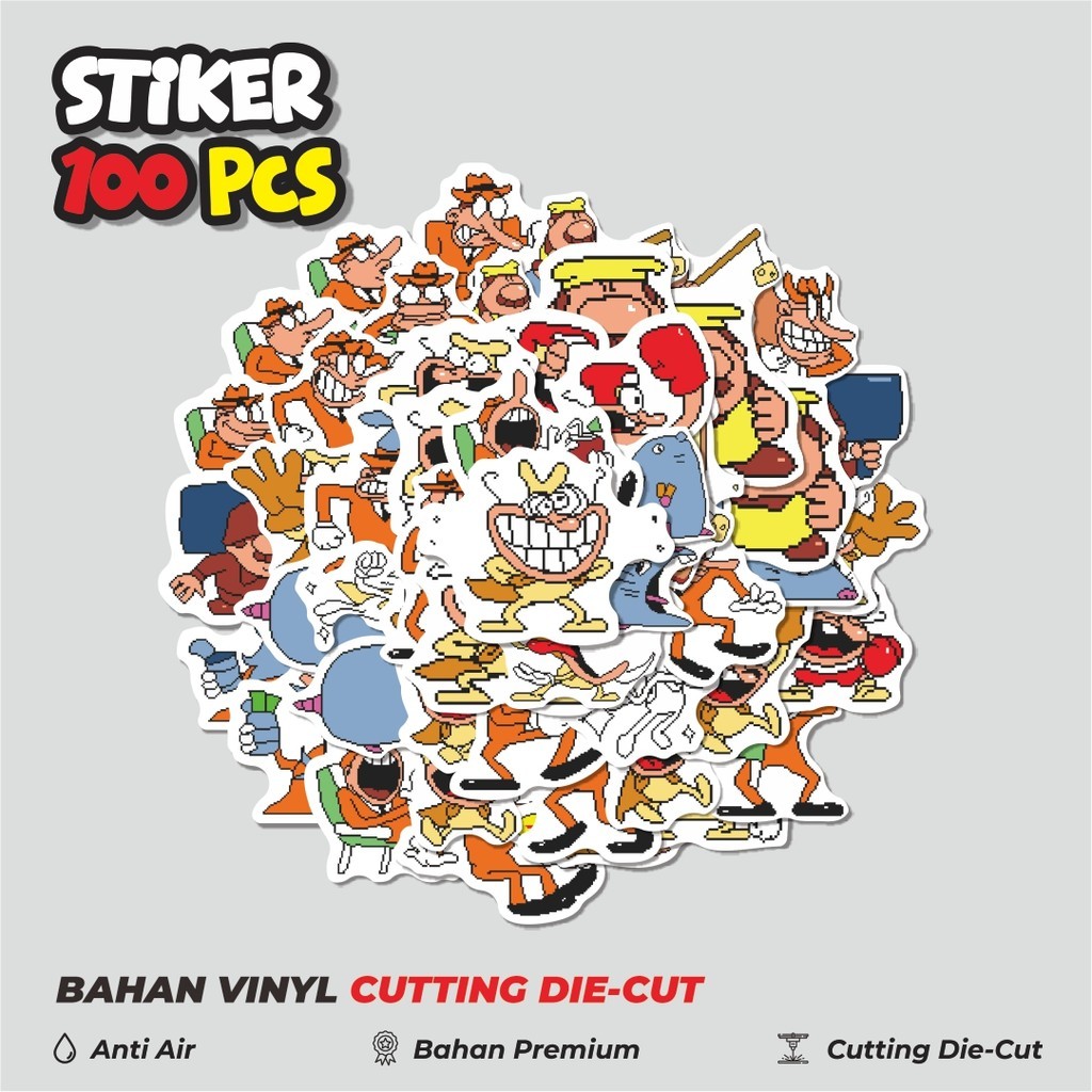 

Super Hemat! 100 PCS Stiker Pizza Tower V31 Waterproof Aesthetic- Untuk Laptop, Motor, dan Helm - Paper Stationery Pack