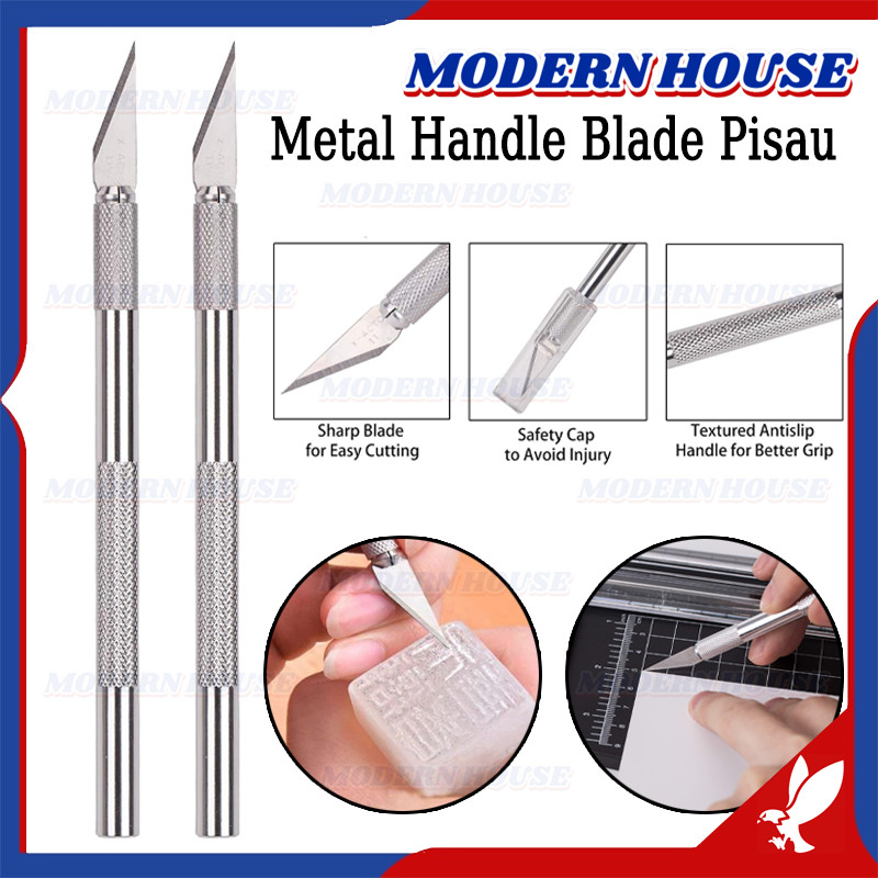 

Pisau Ukir Seni / Crafting Art Knife / Metal Handle Blade Pisau / Bonsai Sayat Ukir Pen Cutter / Mata dan Gagang Art Knife