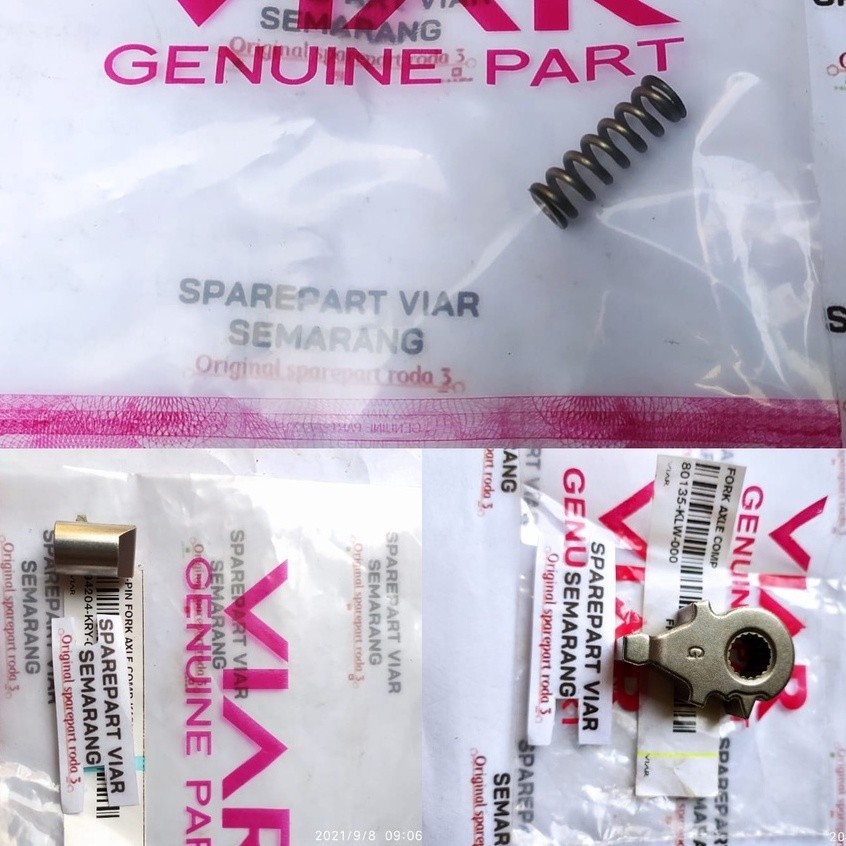 Fork axle viar atau sliding reverse gearbox viar atau pin reverse gear garpu maju mundur viar terlar