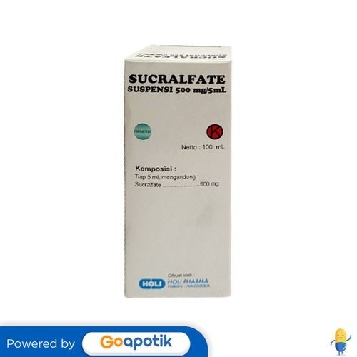 Sucralfate Holi 500 Mg/5 Ml Suspensi 100 Ml