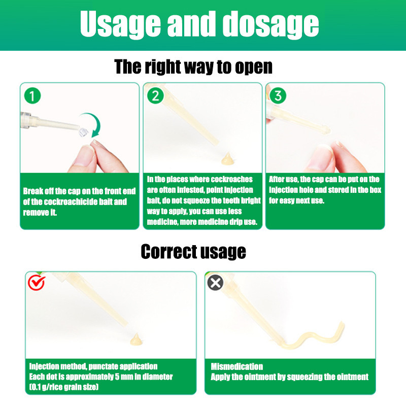 Japan Pembasmi Kecoa Dirumah Suntik Gel Racun Kecoa Ampuh -Gel Racun Pembasmi Kecoa Roach Bait