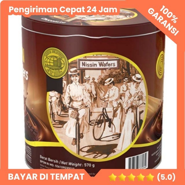 

Nissin Wafer chocolate kaleng 570gr