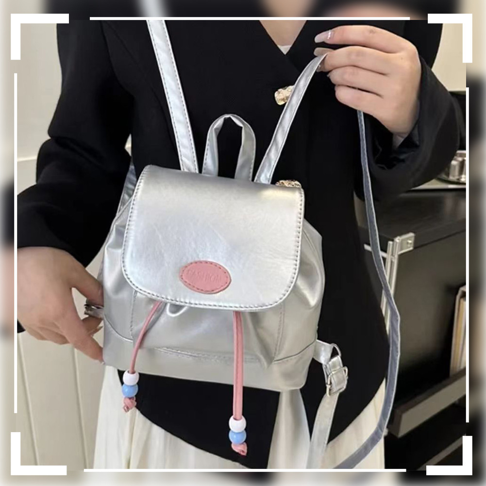 Tas Ransel Wanita Retro Pautor Lucu Ransel Serut Kecil Tas Kecil Wanita Import Korean Style