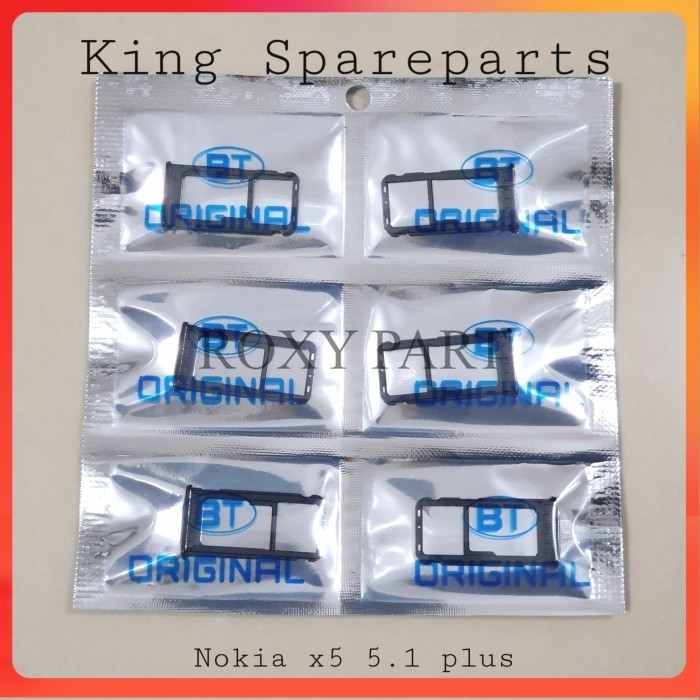 SIMLOCK SIMTEAY TEMPAT KARTU SLOT SIM CARD NOKIA X5 5.1 PLUS ORIGINAL