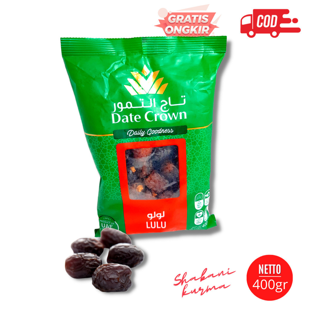 

b KURMA DATE CROWN LULU 400 GRAM / KURMA ORIGINAL / KURMA LULU / OLEH OLEH HAJI DAN UMROH