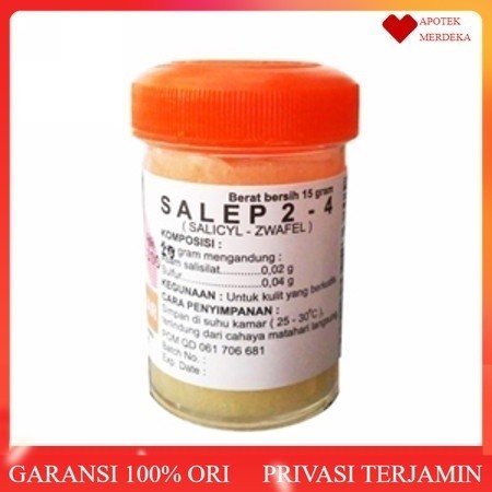 Salep 2-4 15 g / SALEP 2-4 salep gatal asli salep belerang(sulfur) Salicyl Cito Salep 24  2-4 Salep 