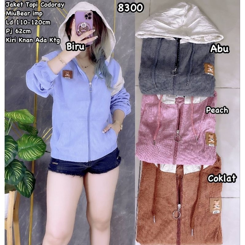 8300 Jaket Topi Codoray Kombi MiuBear imp